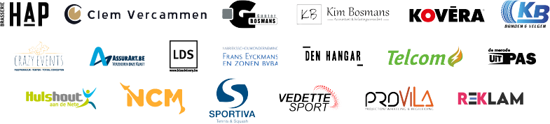 Tous les sponsors du CB Cross Hulshout 2026
